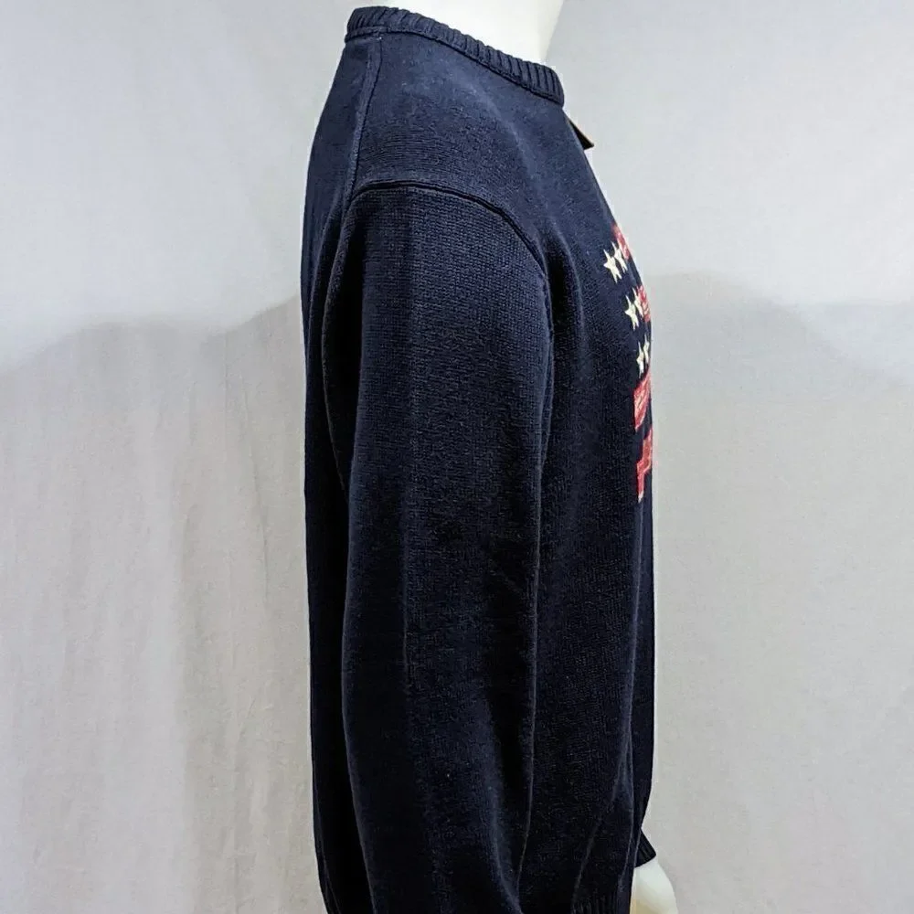BNWT Weatherproof VintageMen's Flag Sweater‎